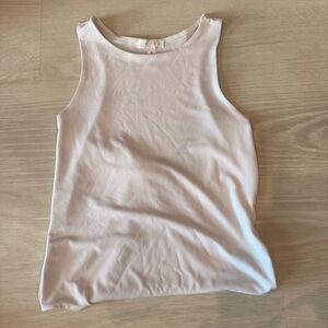 Leith White Sleeveless‎ Bodysuit Top Size Medium